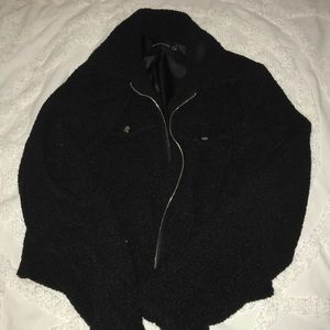 Pretty little thing teddy jacket cropped